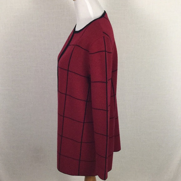 NWOT Talbots windowpane cardigan - so cute! - Picture 5 of 8